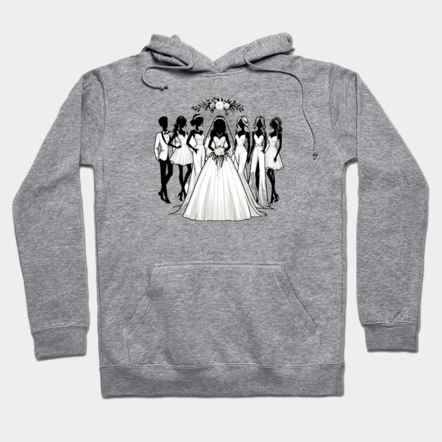 Bride and Bridesmaids Hoodie by EverBride